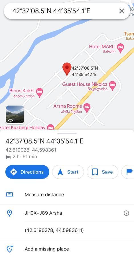 Story Guesthouse Kazbegi Exteriör bild